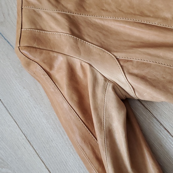 Danier Tan Leather Jacket - Picture 7 of 16